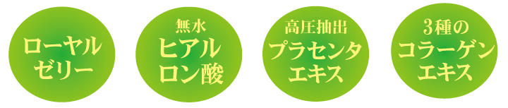 上質なエイジングケア成分